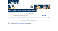 Desktop Screenshot of libanswers.loganlibraries.org